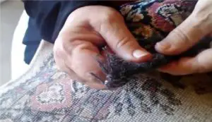 How to repair frayed carpet edges