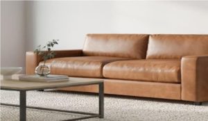 Can I clean a leather couch with dove soap