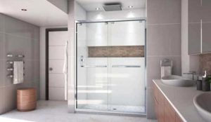 How hotels keep glass shower doors clean.