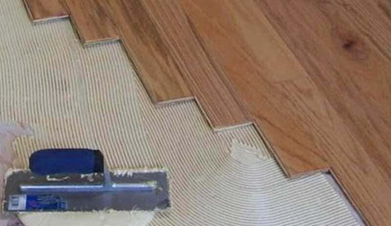 Differences between nailing or gluing laminate flooring.