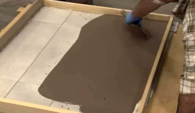 Procedure for filling gaps in vinyl plank flooring.