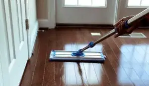 How to get wax off laminate floor.