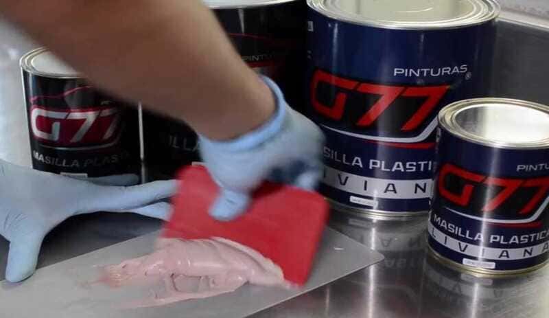 How to smooth out silicone putty with windex.