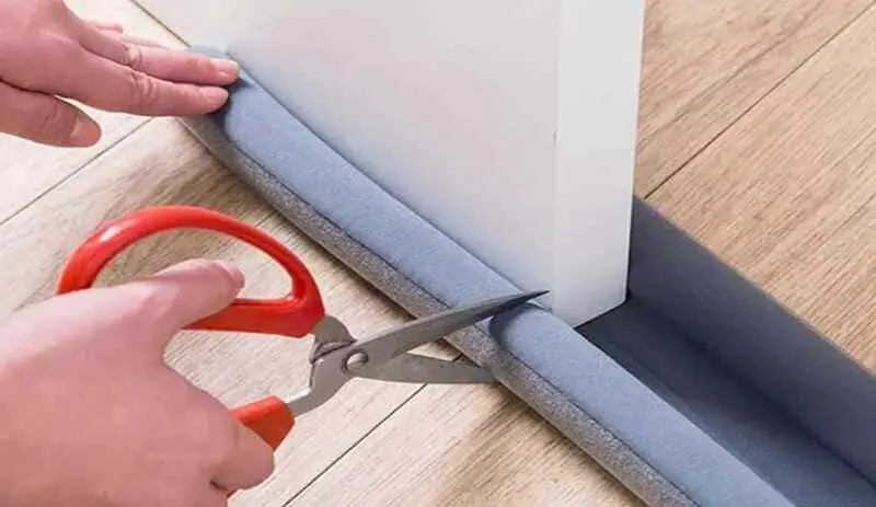 How to install a foam door weather-strip.