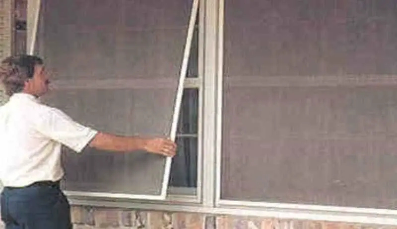 Step by step on how to install window screens.