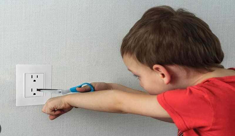 How to install a child power outlet safety system.