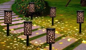 How to install solar lights in your garden.
