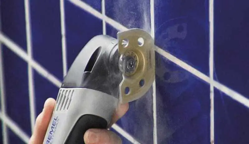 How to get the grout off the tiles.