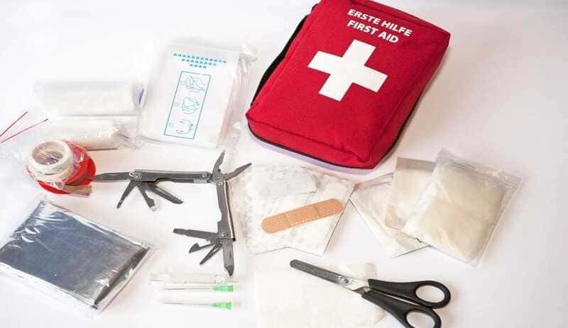 First aid kit significance at home.
